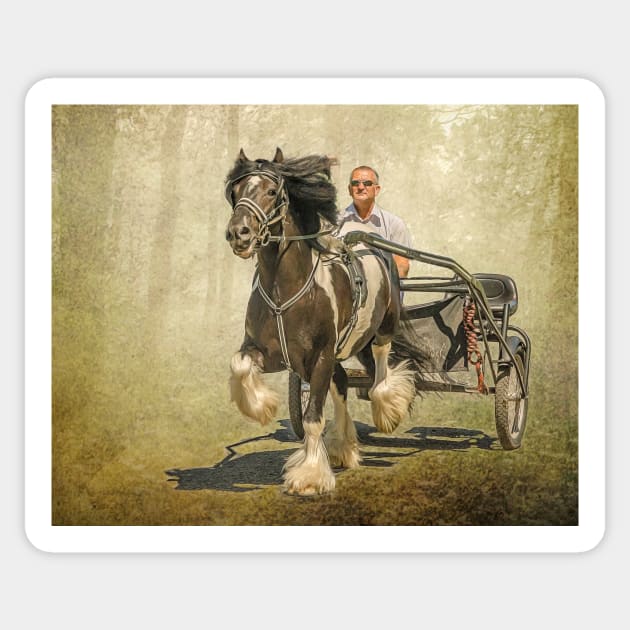 The Gypsy Trotter Sticker by Tarrby